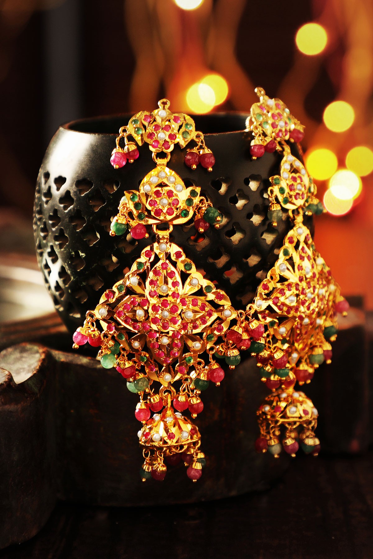 Designer Gold Plated Earrings