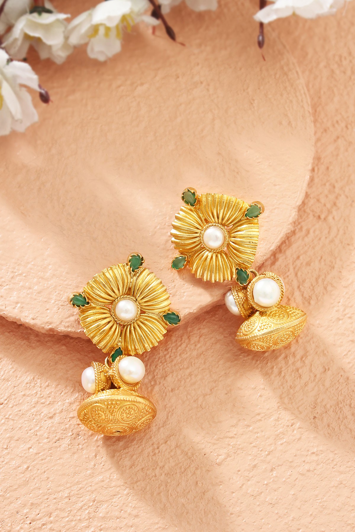 Designer Gold Plated Earrings