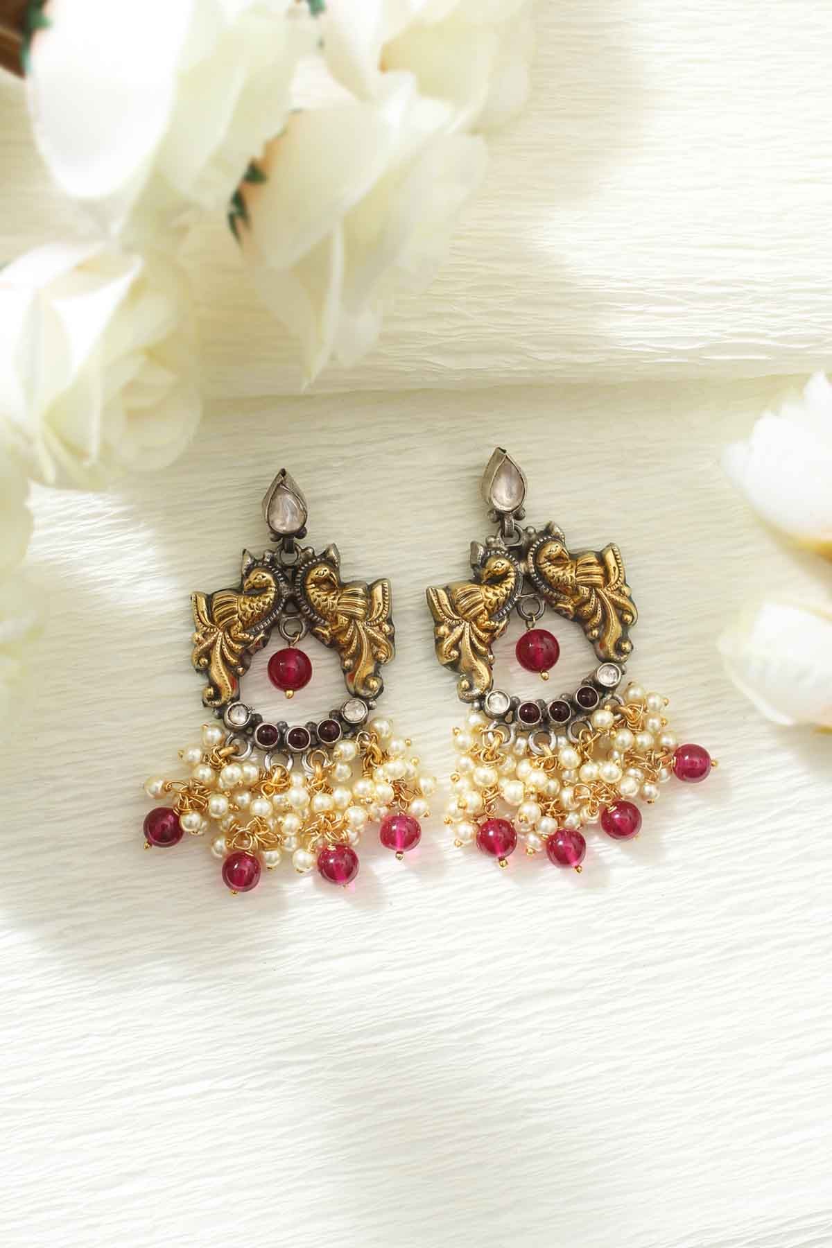 Mayuri Temple Earrings